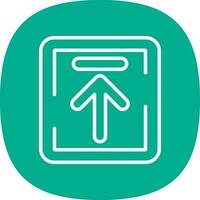 Up Arrow Upload Vector Icon Design