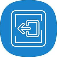 Logout Vector Icon Design