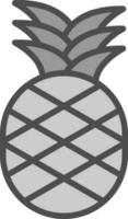 Pineapple Vector Icon Design