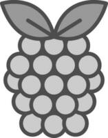 Raspberry Vector Icon Design