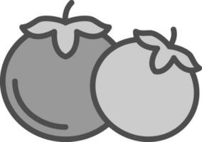 diseño de icono de vector de tomate