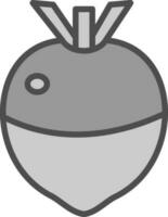 Rutabaga Vector Icon Design