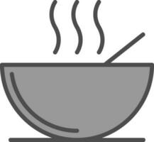 Bowl Vector Icon Design