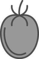 diseño de icono de vector de tomate