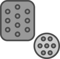 Biscuit Vector Icon Design