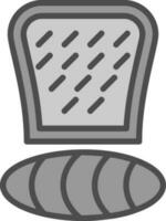 Bread Vector Icon Design