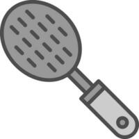 Slotted Spoon Vector Icon Design