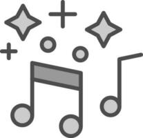 Musical Notes  Vector Icon Design