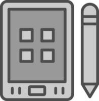 tableta vector icono diseño