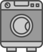 Washing Machine  Vector Icon Design
