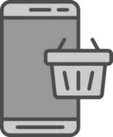 Online Shopping  Vector Icon Design