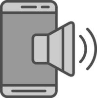 Mobile Sound  Vector Icon Design