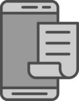 móvil archivo vector icono diseño