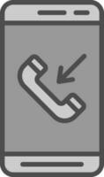 Incoming Call  Vector Icon Design