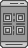 Qr Code  Vector Icon Design