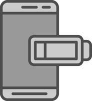 Low Battery  Vector Icon Design