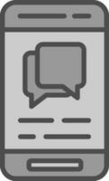 Message  Vector Icon Design