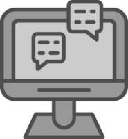 conversacion vector icono diseño