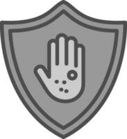 proteccion vector icono diseño