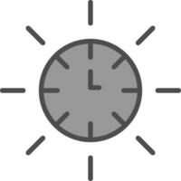 hora vector icono diseño