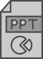 ppt vector icono diseño