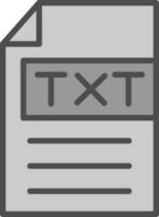 TXT vector icono diseño