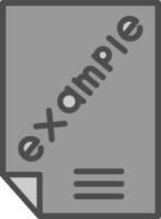 ejemplo vector icono diseño