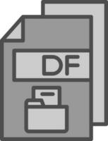 pdf vector icono diseño