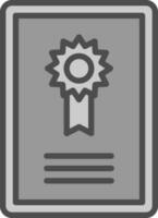 Certificate  Vector Icon Design