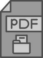 pdf vector icono diseño