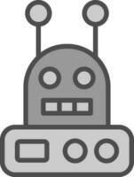 robot vector icono diseño