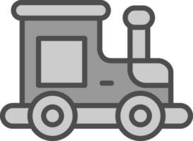 tren vector icono diseño