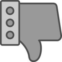 Dislike  Vector Icon Design