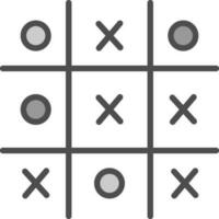 Tic Tac Toe  Vector Icon Design