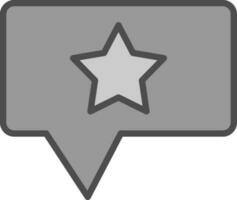 sembrado de estrellas vector icono diseño