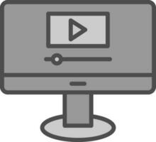 Video Streaming  Vector Icon Design