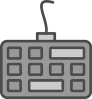 teclado vector icono diseño