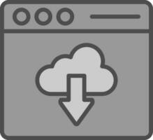 Cloud  Vector Icon Design