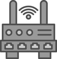 Wifi Router  Vector Icon Design
