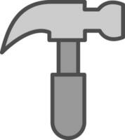 martillo vector icono diseño
