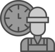 Working Hours  Vector Icon Design