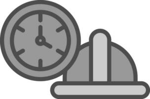 Working Hours  Vector Icon Design