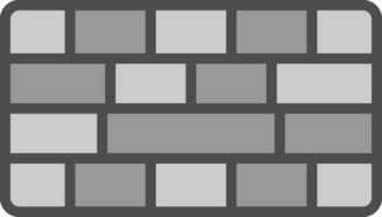 Brickwall  Vector Icon Design