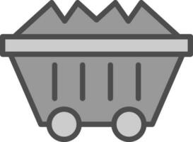 Wagon  Vector Icon Design