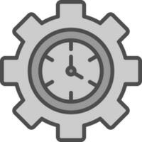 Working Hours  Vector Icon Design