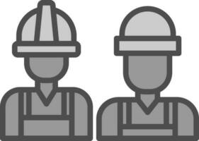 trabajadores vector icono diseño