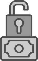 Unlocked Vector Icon Design