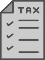 Tax Vector Icon Design