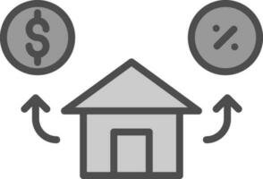 Mortgage Vector Icon Design