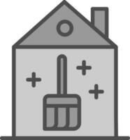 House Cleaning Vector Icon Design